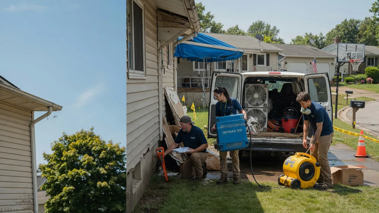 Ceiling Leak Cleanup in Grand Rapids, OH near me